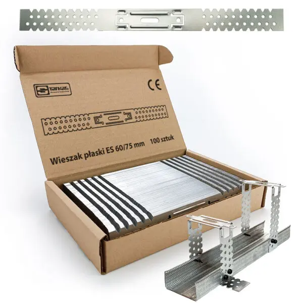 Wieszak plaski es60 x 125mm 100 sztuk