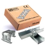 Łącznik krzyżowy płaski (typ II) do profili CD60 płyt GK - 100sztuk